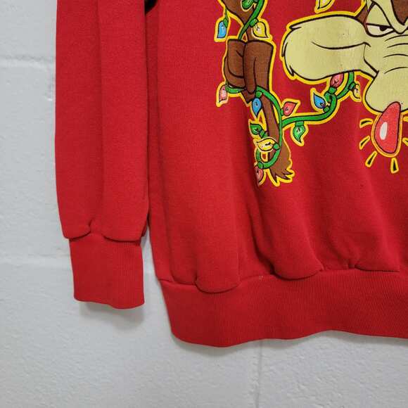 Authentic Vintage Wiley Coyote Christmas Sweatshirt - Picture 7 of 10